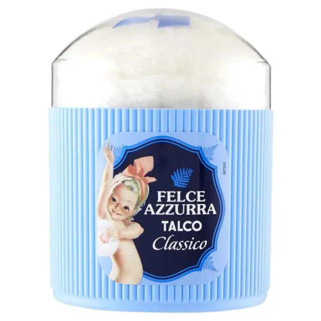 Felce Azzurra Talco Classico Πούδρα 250gr & Puff Pad