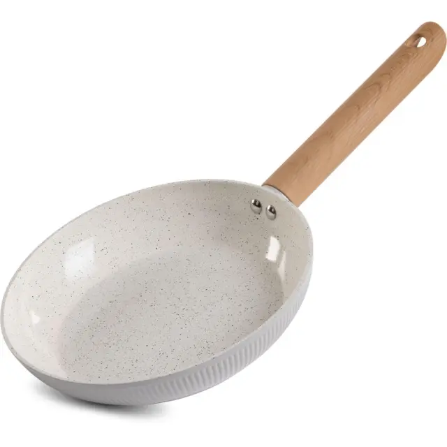 Τηγάνι Κεραμικό Αντικολλητικό 20cm CERAMIC Lamart LT1314 Λευκό