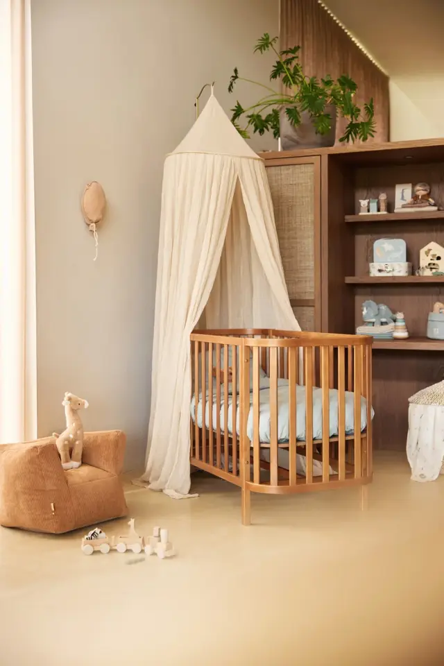 Jollein: Canopy (Κουνουπιέρα) Vintage 245cm Ivory