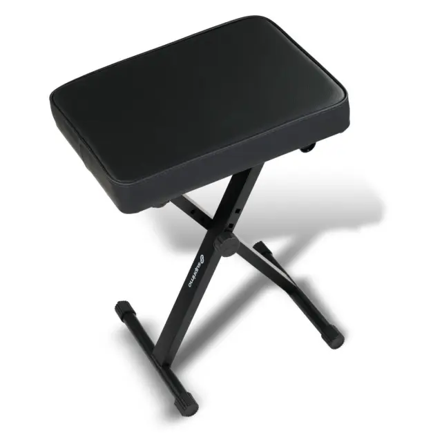 SUPRIMO XC piano bench seat chair for musician black up to 100 kg