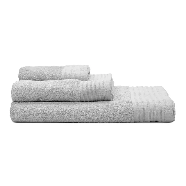Πετσέτα Προσώπου 50x95 500gsm Beauty Home 3030 100% βαμβακερό- Γκρι