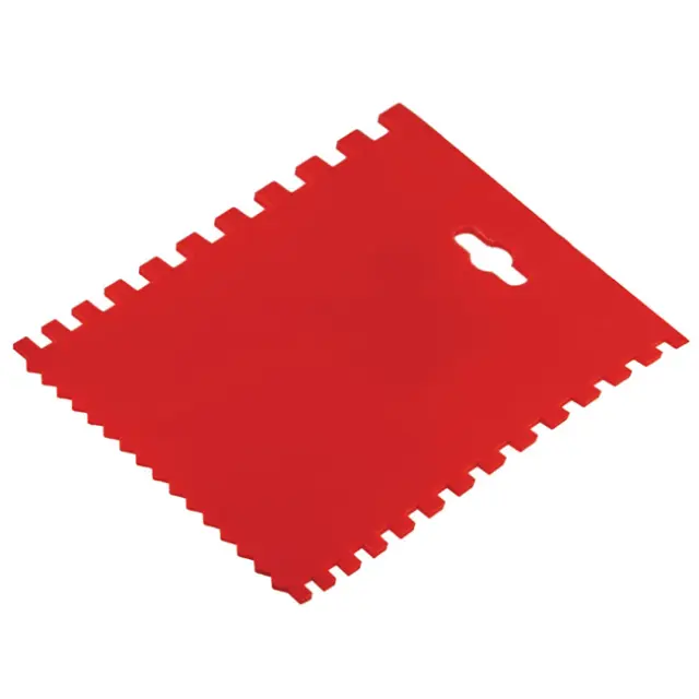 Σπάτουλες Κόλλας Πλαστικές 145x170mm Δόντια 3 Πλευρών
