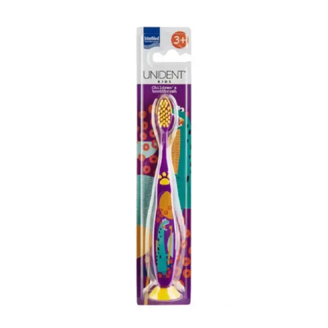 INTERMED Unident Kids Children’s Toothbrush Purple 1 Οδοντόβουρτσα