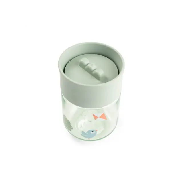 Εκπαιδευτικό Ποτήρι Done By Deer Farm Green 360° 260ml BR90021 2