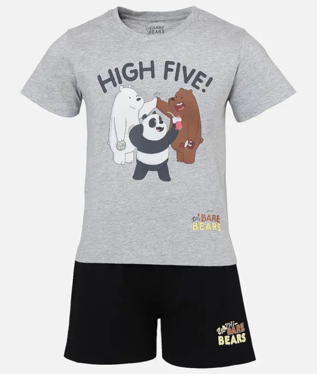 Πιτζάμα Καλοκαιρινή High Five Grey Black 8020249 - 8-9 Y (134cm)