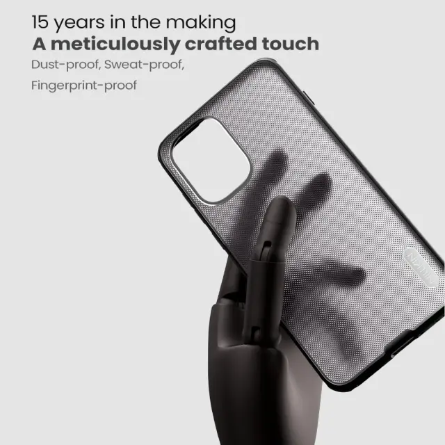 Nillkin Super Frosted PRO Back Cover for OnePlus 15R Transparent Black 3