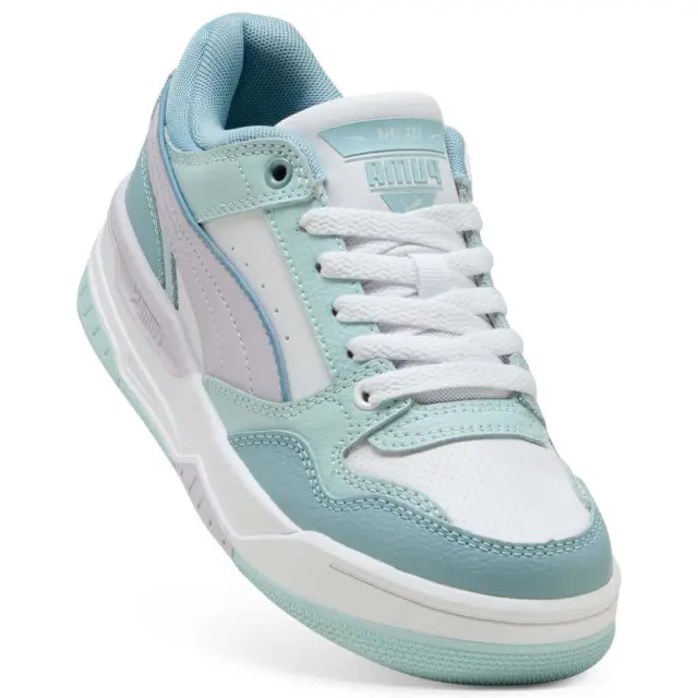Puma Rebound Retro Sneaker Λευκό Γαλάζιο Μωβ 401564-18 - 38.5 2