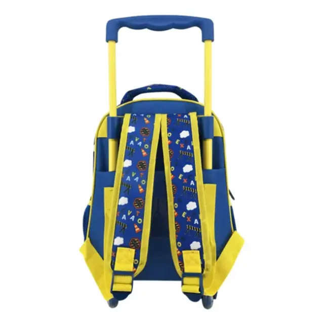Must Σχολική Τσάντα Τρόλεϊ Νηπίου 2 θήκες Excavator (000587617) 2