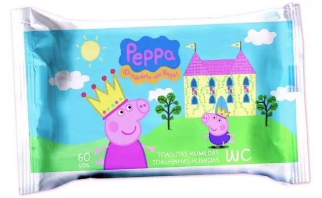 Peppa Pig Μωρομάντηλο Fragrance Free 90Τεμ