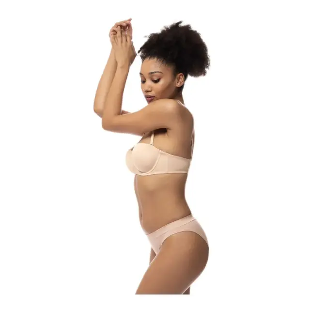 DORINA Γυναικείο Σουτιέν Strapless Michelle Eco Sweetheart, Χρώμα Μπεζ 2