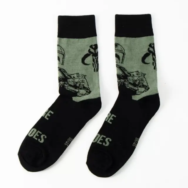 Star Wars Green μακριά κάλτσα ενηλίκων Νο 38-45 Πολύχρωμο 2