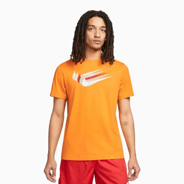 Nike Sportswear Swoosh T-Shirt (DN5243-886) - Πορτοκαλί