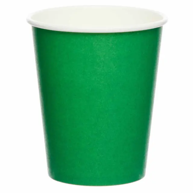 Ποτήρια Χάρτινα 237ml Πράσινο /8 τεμ Evergreen