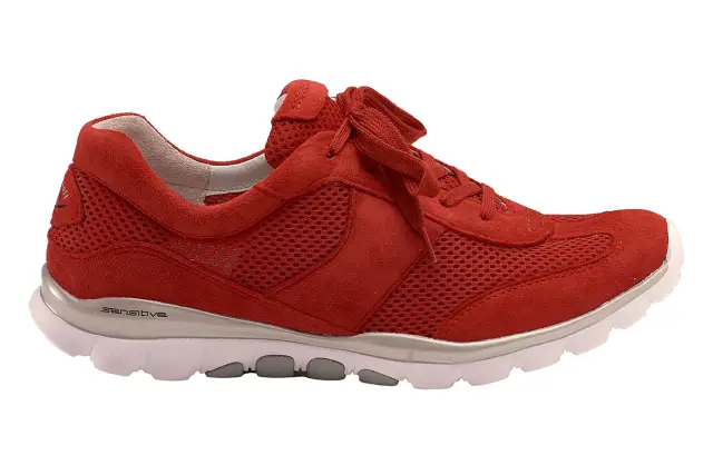 Gabor Sneakers Γυναικείο ύφασμα/δέρμα Nubuck Κόκκινο GAB/66966 68-FLAME - 36 3