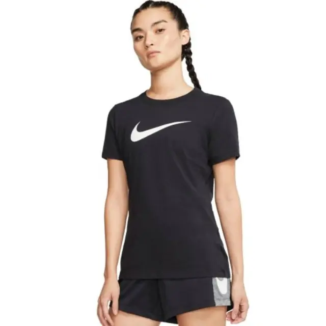 Nike Dry Fit T-Shirt (AQ3212-011) - Λευκό-Μαύρο - XS