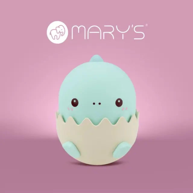 Φωτιστικό επαναφορτιζόμενο MARY S BABY DINO LED NIGHT LAMP RGB BLUE -MW20794
