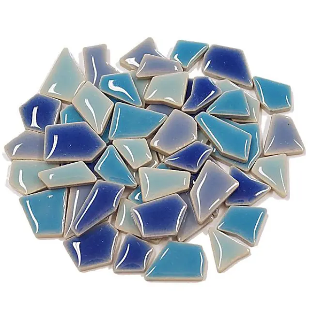 Υαλωμένο Πλακάκι Flip Mini - FM29 Blue Mix - 100gr