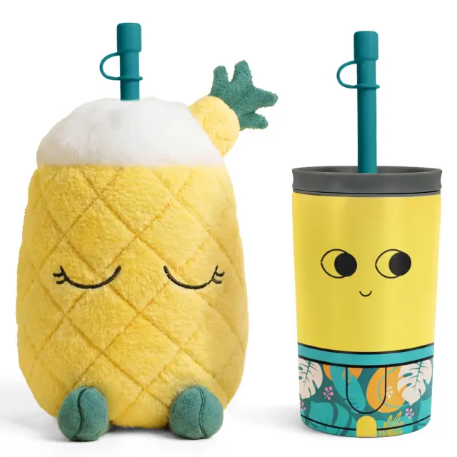 ASOBU Κούπα Θερμός Ανοξείδωτη Fuzzie - Pip The Pineapple 360 ml 2
