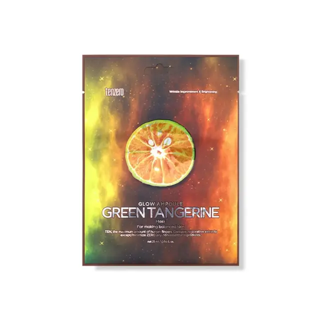 Tenzero Glow Ampoule Green Tangerine Mask