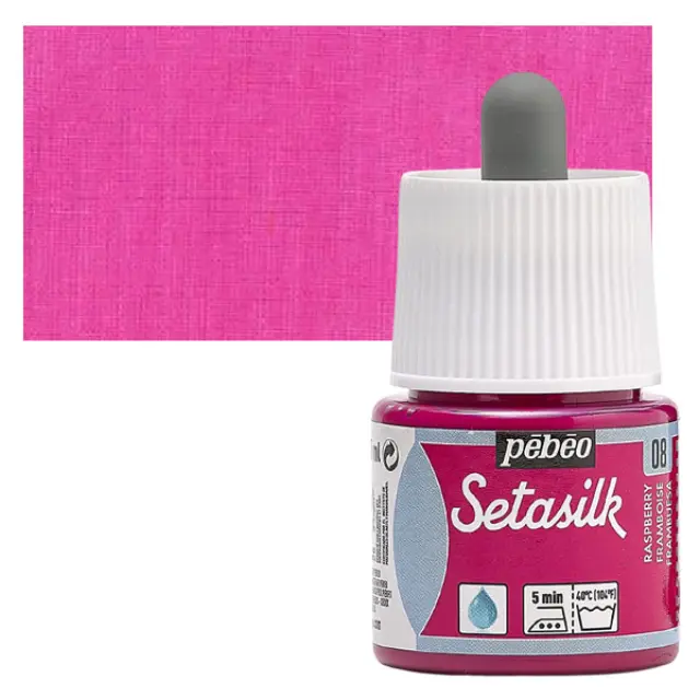 Pebeo Χρώμα Μεταξιού Setasilk - 08 Raspberry - 45ml