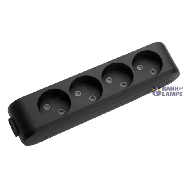 X-tendia Black Four Gang Earth Socket CP