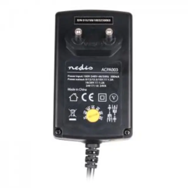 Universal τροφοδοτικό 24W switching με συμπαγή σχεδιασμό έξοδο 9-24V και ενδεικτική λυχνία LED. 2