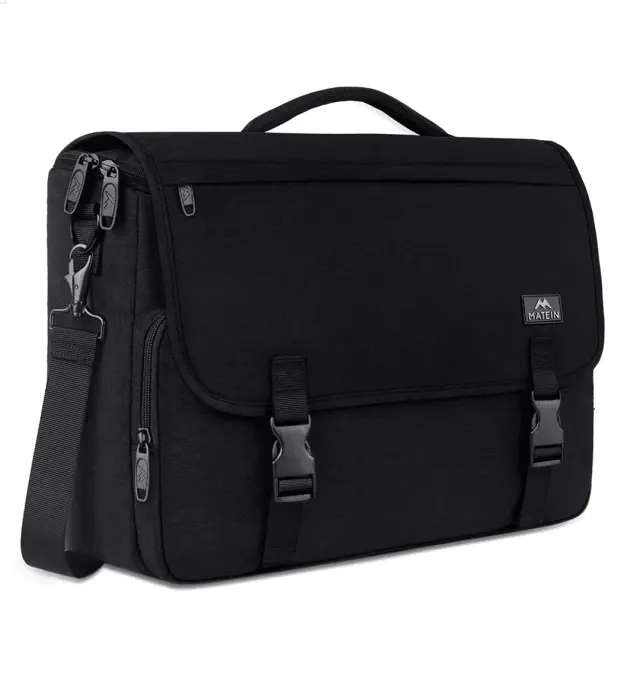 Υφασμάτινος Χαρτοφύλακας Matein 15,6 laptop 17L 1194 μαύρο - One Size