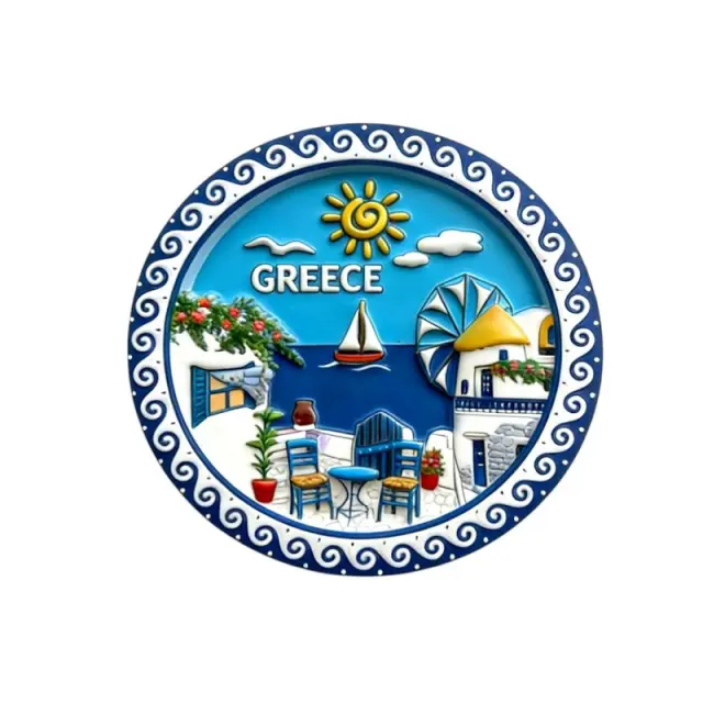 Τουριστικό μαγνητάκι Souvenir - Σετ 12pcs - Greece - 678538