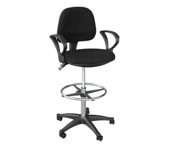 Σκαμπώ BF501 Ύφασμα Μαύρο 47x45x106/126cm