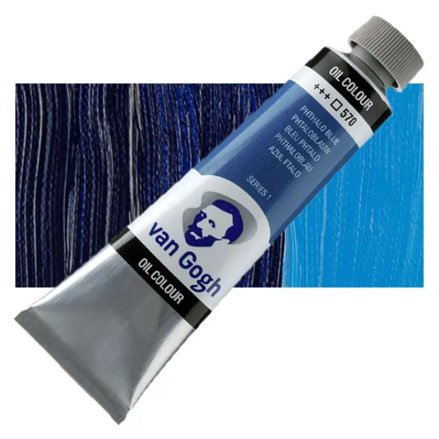 Λάδι Talens Van Gogh - 570 Phthalo Blue - 20ml