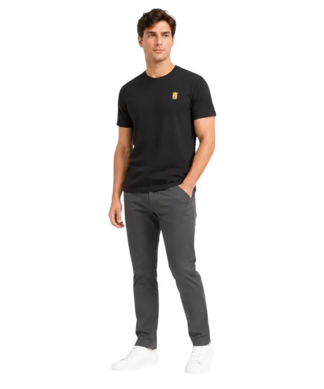 Marina Militaire - Ανδρικό Κοντομάνικο Μπλουζάκι T-Shirt MYT189C-0014 Μαύρο 2