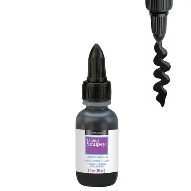 Υγρός Πολυμερικός Πηλός Sculpey Μαύρο - 30ml