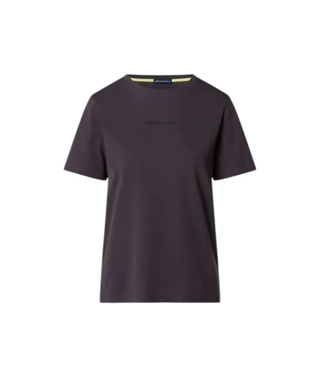 North Sails- Γυναικεία Κοντομάνικη Μπλούζα T-Shirt tonal logo 093524-000-0959 Γκρι Σκούρο