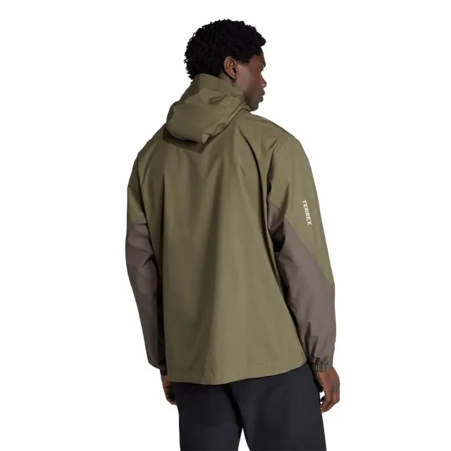 adidas Performance Men's Terrex Multi 2 Layer Climaproof Rain Jacket Λαδί KA6914 (adidas Performance) 2