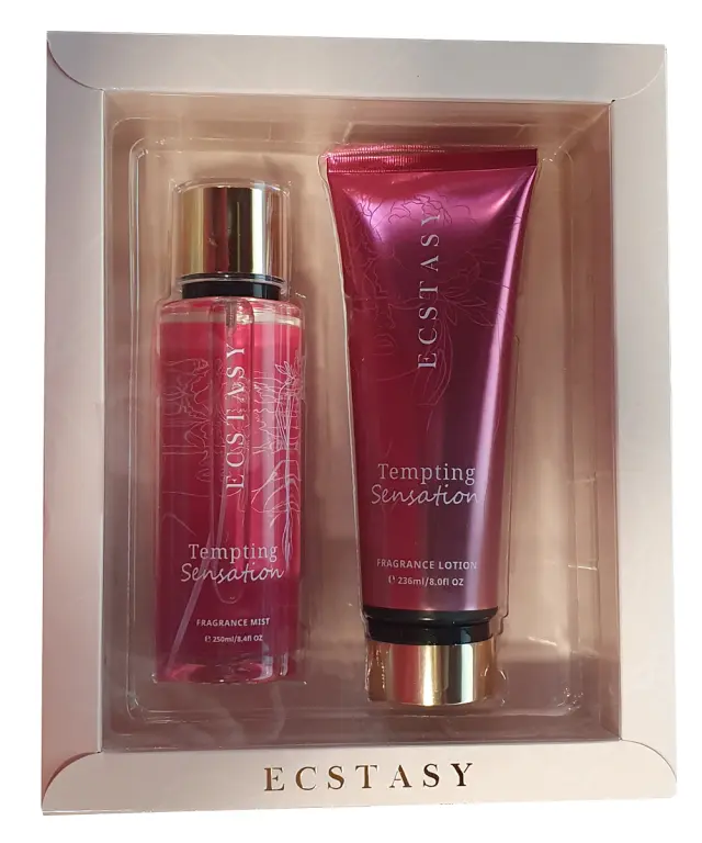 Ecstasy Body Cream 236ml & Mist 250ml Tempting Sensation