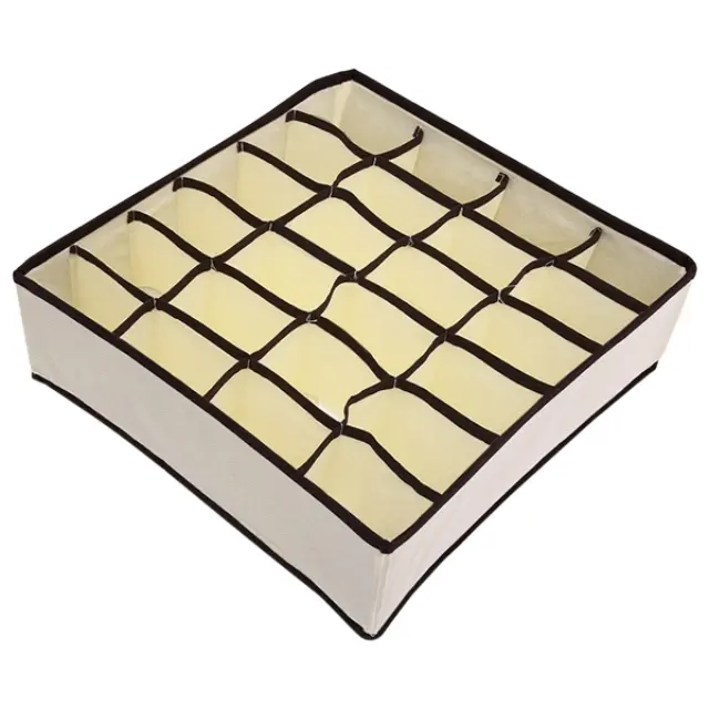 Viosarp Θήκη Αποθήκευσης για Εσώρουχα / Κάλτσες Υφασμάτινη 16 Θέσεων Για Συρτάρι 36Χ28Χ10cm