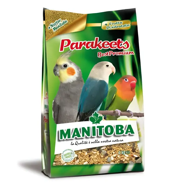 Manitoba Parakeets Best Premium - Τροφή cockatiels + lovebirds 1kg