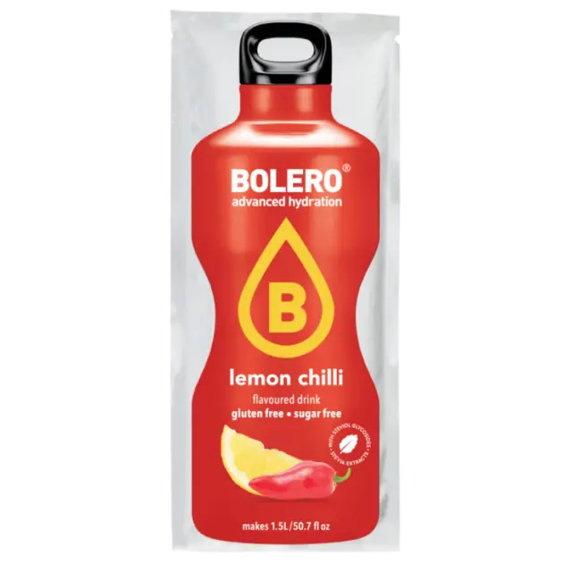 Bolero Lemon Chilli Flavoured Drink Mix Powder 9gr
