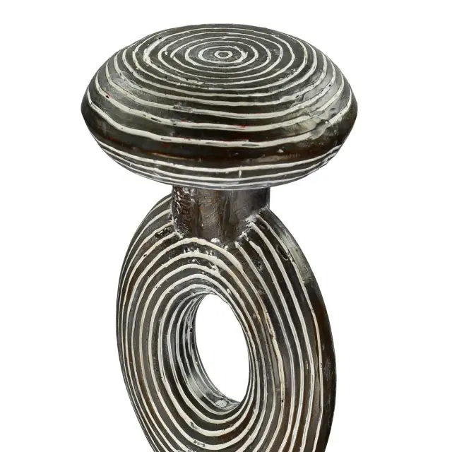 Διακοσμητικό Tribal Καφέ Polyresin 15.5x15.5x60cm 3