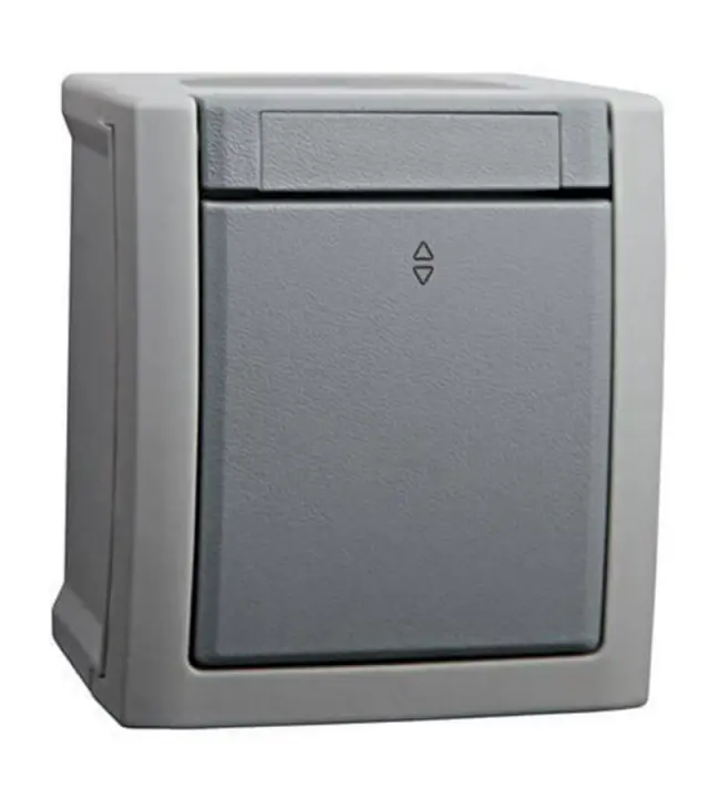 Pacific Grey Two Way Switch (Screw Connection)