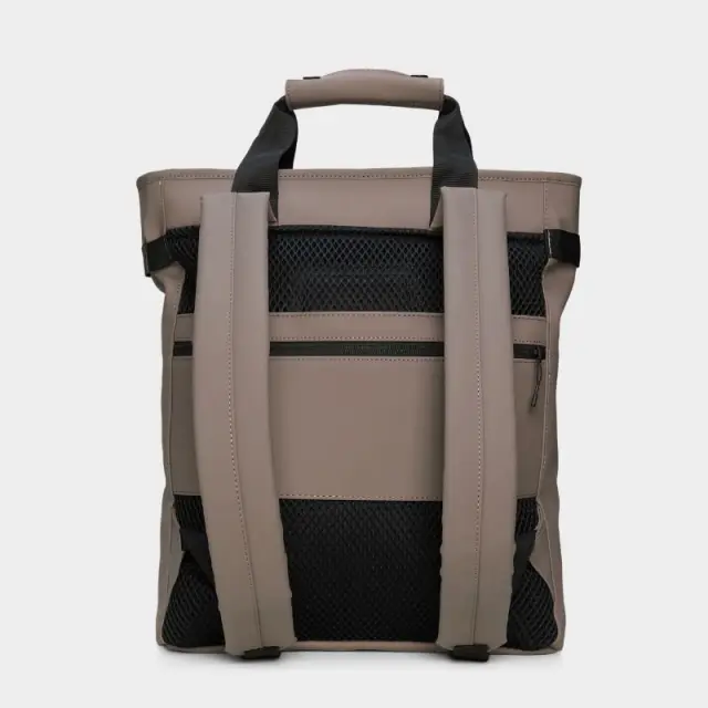 Αδιάβροχο Σακίδιο Πλάτης Rains Texel Tote Backpack W3 14240-173 Cinder Καφέ - ONESIZE 3