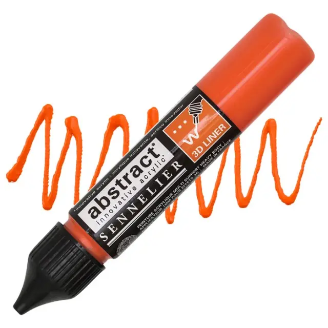 Ακρυλικό 3D Liner Sennelier Abstract 615 Cadmium Red Orange Hue - 27ml