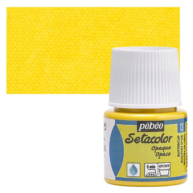 Pebeo Χρώμα Υφάσματος Setacolor Opaque - 13 Buttercup - 45ml