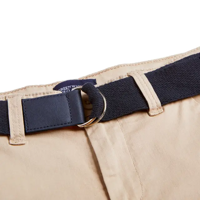 Βερμούδα chino Greenwich Polo Club με ζώνη 2