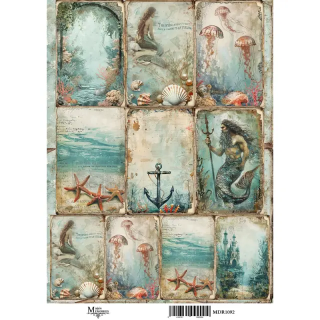 Ριζόχαρτο Maja's Memories, 30x42cm, Sea Cards, MDR1092