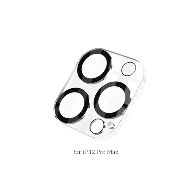 Προστασία Κάμερας Hoco 3D Metal G13 για iPhone 12 Pro Max Μαύρο Σετ 25τεμ. 3