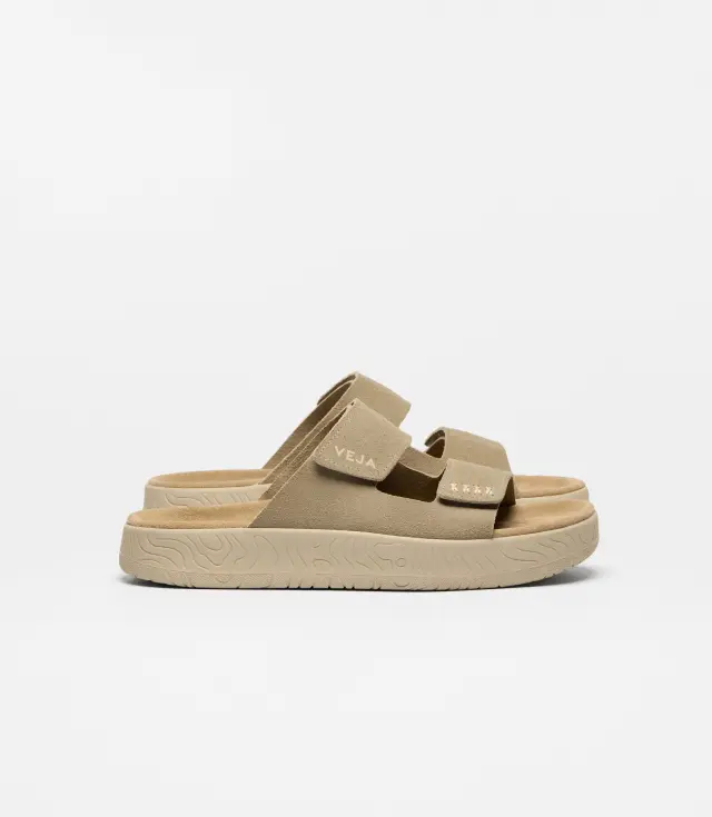 VEJA “ETNA SUEDE SOFT” LEATHER SANDALS(SA3220670A360-TAUPE-ALMONT) - 39
