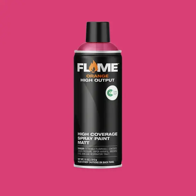 Flame Orange Spray Paint 400ml FO-402 Telemagenta