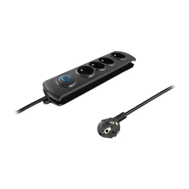 Qoltec Power Strip 4-socket 1.5m Black (50104)