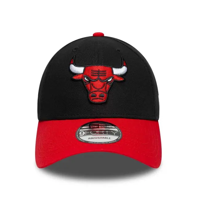 New Era Adult NBA Chicago Bulls Side Patch Cap Μαύρο - Κόκκινο 60667446 (New Era) - One Size 2